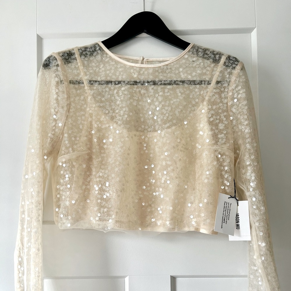 Jason Wu Shimmering Sequin Top